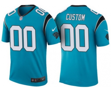 Youth Carolina Panthers Blue Custom Color Rush Legend NFL Nike Limited Jersey