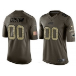 Youth Carolina Panthers Custom Olive Camo Salute To Service Veterans Day NFL Nike Limited Jersey
