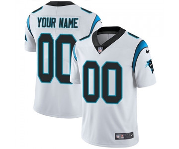 Youth Nike Carolina Panthers White Customized Vapor Untouchable Player Limited Jersey
