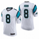 Men's Womens Youth Kids Carolina Panthers #8 Jaycee Horn Nike White Vapor Limited Jersey