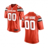 Kids' Nike Cleveland Browns Customized 2015 Orange Limited Jersey