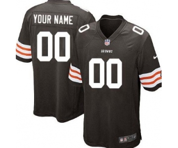 Kids' Nike Cleveland Browns Customized Brown Limited Jersey