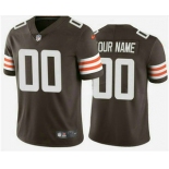 Men's Cleveland Browns Customized 2020 New Brown Team Color Vapor Untouchable NFL Stitched Limited Jersey