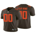 Men's Cleveland Browns Customized 2020 New Brown Vapor Untouchable NFL Stitched Limited Jersey
