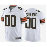 Men's Cleveland Browns Customized 2020 New White Team Color Vapor Untouchable NFL Stitched Limited Jersey