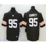 Men's Cleveland Browns #95 Myles Garrett Brown 2020 NEW Vapor Untouchable Stitched NFL Nike Limited Jersey