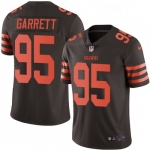 Men's Womens Youth Kids Cleveland Browns #95 Myles Garrett Brown Rush Vapor Untouchable NFL Jersey