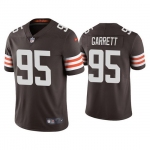 Men's Womens Youth Kids Cleveland Browns #95 Myles Garrett Brown Vapor Untouchable Limited Stitched Jersey