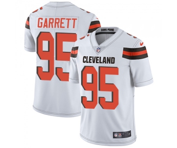 Nike Cleveland Browns #95 Myles Garrett White Men's Stitched NFL Vapor Untouchable Limited Jersey