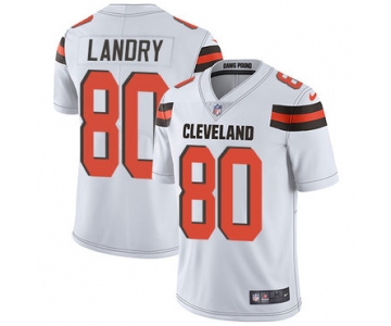 Nike Browns #80 Jarvis Landry White Youth Stitched NFL Vapor Untouchable Limited Jersey