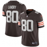 Nike  Cleveland Browns #80 Jarvis Landry Brown 2020 New Vapor Untouchable Limited Jersey