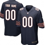 Men's Nike Chicago Bears Customized Blue Game Jersey