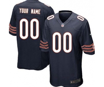 Men's Nike Chicago Bears Customized Blue Game Jersey
