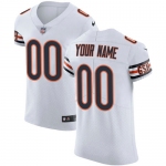 Men's Nike Chicago Bears Customized White Vapor Untouchable Custom Elite NFL Jersey