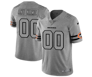Nike Bears Customized 2019 Gray Gridiron Gray Vapor Untouchable Limited Jersey