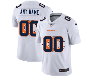 Nike Chicago Bears Customized White Team Big Logo Vapor Untouchable Limited Jersey