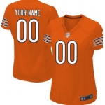 Women's Nike Chicago Bears Customized Orange Limited Jersey