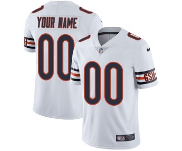 Youth Nike Chicago Bears Road White Customized Vapor Untouchable Player Limited Jersey