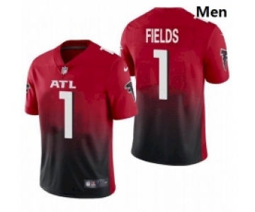 Men Atlanta Falcons #1 Justin Fields Red 2021 Draft Jersey