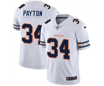 Chicago Bears #34 Walter Payton Nike White Team Logo Vapor Limited NFL Jersey