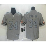 Men's Chicago Bears #34 Walter Payton 2019 Gray Gridiron Vapor Untouchable Stitched NFL Nike Limited Jersey