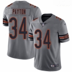 Men's Womens Youth Kids Chicago Bears #34 Walter Payton Nike Silver Inverted Legend Jersey