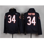 Nike Chicago Bears #34 Walter Payton Blue Hoodie