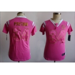Nike Chicago Bears #34 Walter Payton Drilling Sequins Pink Womens Jersey