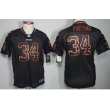 Nike Chicago Bears #34 Walter Payton Lights Out Black Kids Jersey