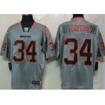 Nike Chicago Bears #34 Walter Payton Lights Out Gray Elite Jersey