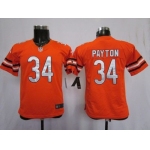 Nike Chicago Bears #34 Walter Payton Orange Toddlers Jersey