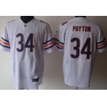 Nike Chicago Bears #34 Walter Payton White Elite Jersey