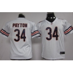 Nike Chicago Bears #34 Walter Payton White Game Kids Jersey