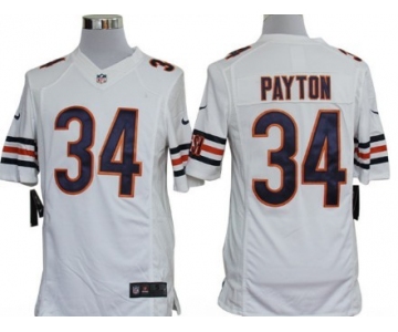 Nike Chicago Bears #34 Walter Payton White Limited Jersey