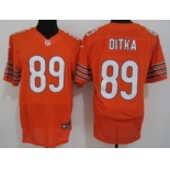 Nike Chicago Bears #89 Mike Ditka Orange Elite Jersey
