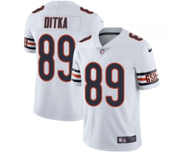 Nike Chicago Bears #89 Mike Ditka White Men's Stitched NFL Vapor Untouchable Limited Jersey