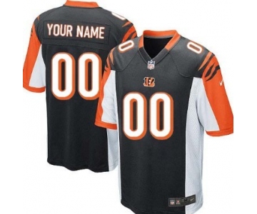 Kids' Nike Cincinnati Bengals Customized Black Game Jersey