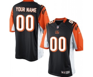 Men's Nike Cincinnati Bengals Customized Black Limited Jersey