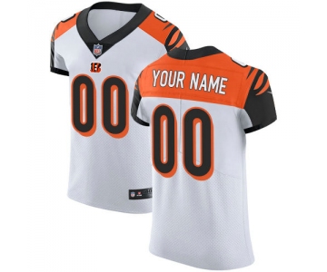 Men's Nike Cincinnati Bengals Customized White Vapor Untouchable Custom Elite NFL Jersey
