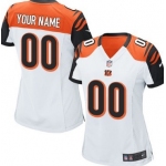 Women's Nike Cincinnati Bengals Customized White Limited Jersey