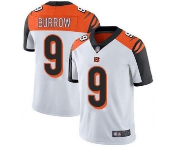 Men's Cincinnati Bengals #9 Joe Burrow White 2020 Vapor Untouchable Stitched NFL Nike Limited Jersey