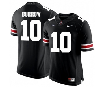 Ohio State Buckeyes 10 Joe Burrow Black College Football Jersey