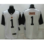 Men's Cincinnati Bengals #1 JaMarr Chase White 2016 Color Rush Stitched NFL Nike Limited Jersey