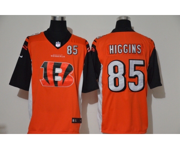 Men's Cincinnati Bengals #85 Tee Higgins 2020 Team Logo Number Vapor Untouchable Stitched NFL Nike Fashion Limited Jersey
