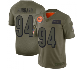Nike Bengals #94 Sam Hubbard Camo Men's Stitched NFL Limited 2019 Salute To Service Jersey