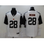 Men's Cincinnati Bengals #28 Joe Mixon White 2016 Color Rush Stitched NFL Nike Limited Jersey