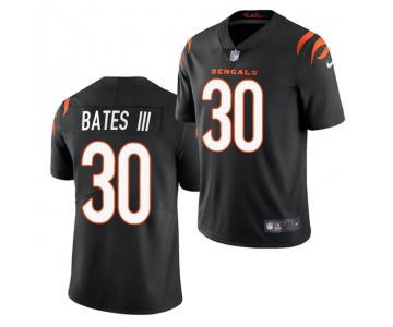 Men's Cincinnati Bengals #30 Jessie Bates III 2021 New Black Vapor Untouchable Limited Stitched Jersey