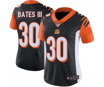 Nike Bengals #30 Jessie Bates III Black Team Color Women's Stitched NFL Vapor Untouchable Limited Jersey