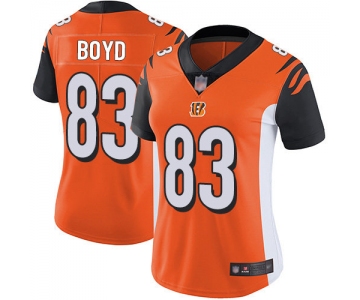 Nike Bengals #83 Tyler Boyd Orange Alternate Women's Stitched NFL Vapor Untouchable Limited Jersey