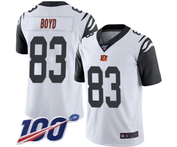Nike Bengals #83 Tyler Boyd White Men's Stitched NFL Limited Rush 100th Season Jersey